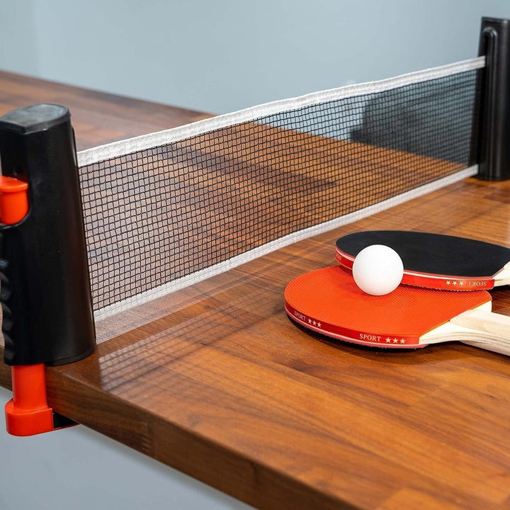 Ping Pong Set with 4 Paddles and Net for Any Table Image 6