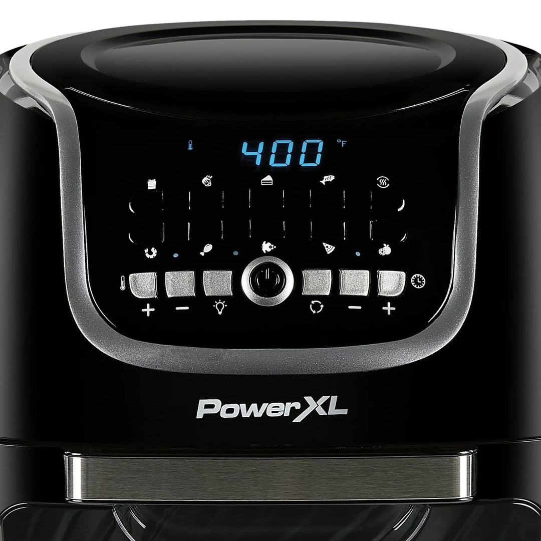 PowerXL Vortex Air Fryer Pro Plus 10 Quart Capacity Black 1700 Watts (Black) Image 4