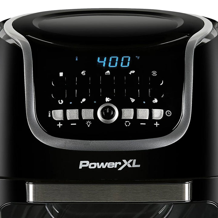 PowerXL Vortex Air Fryer Pro Plus 10 Quart Capacity Black 1700 Watts (Black) Image 4