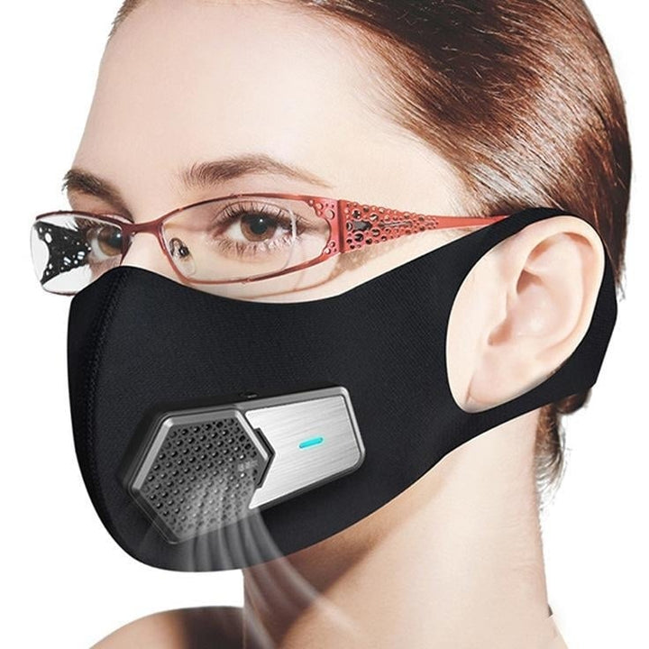 PM2.5 Dustproof Smart Electric Fan Breathable Mask Image 1