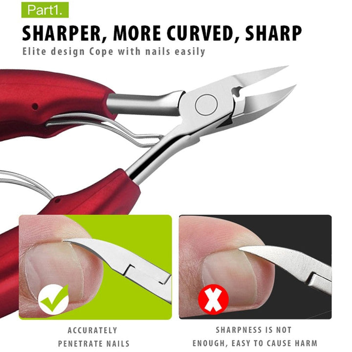 Podiatry Toe Nail Clippers for Thick/Heavy Duty Nails Image 4