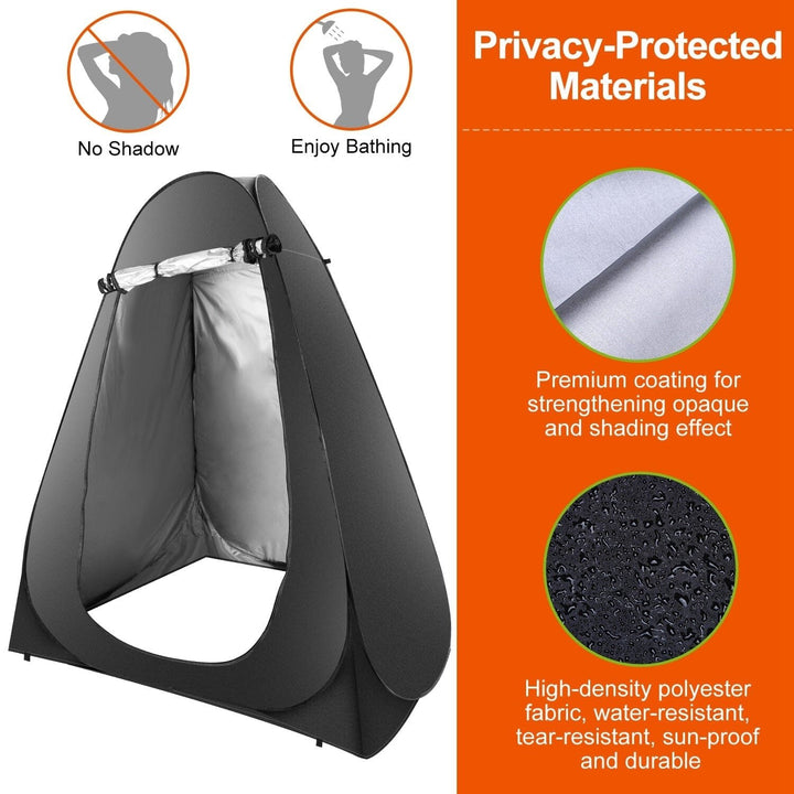 Pop Up Privacy Foldable Tent with Carry Bag Image 6