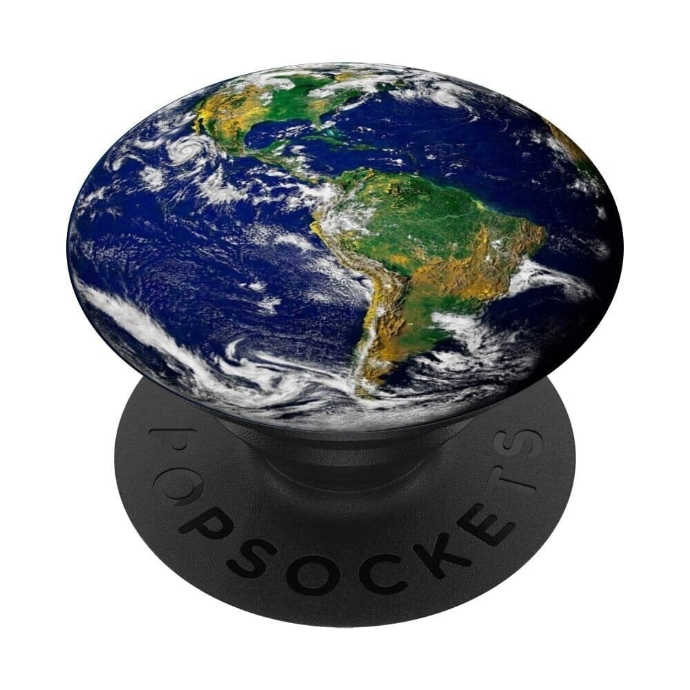 PopSockets Pop Grip Phone Holder Stand Earth Design Image 1