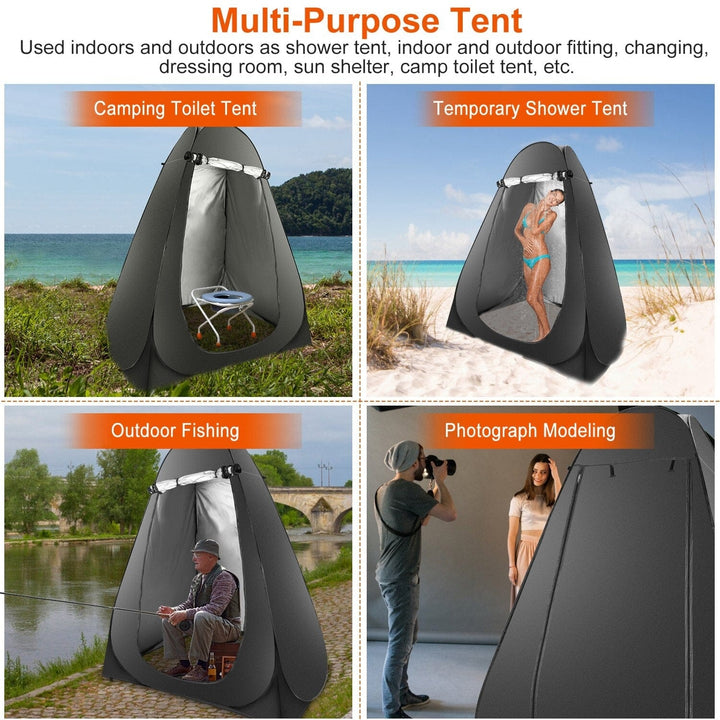 Pop Up Privacy Foldable Tent with Carry Bag Image 7