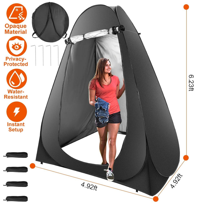 Pop Up Privacy Foldable Tent with Carry Bag Image 9