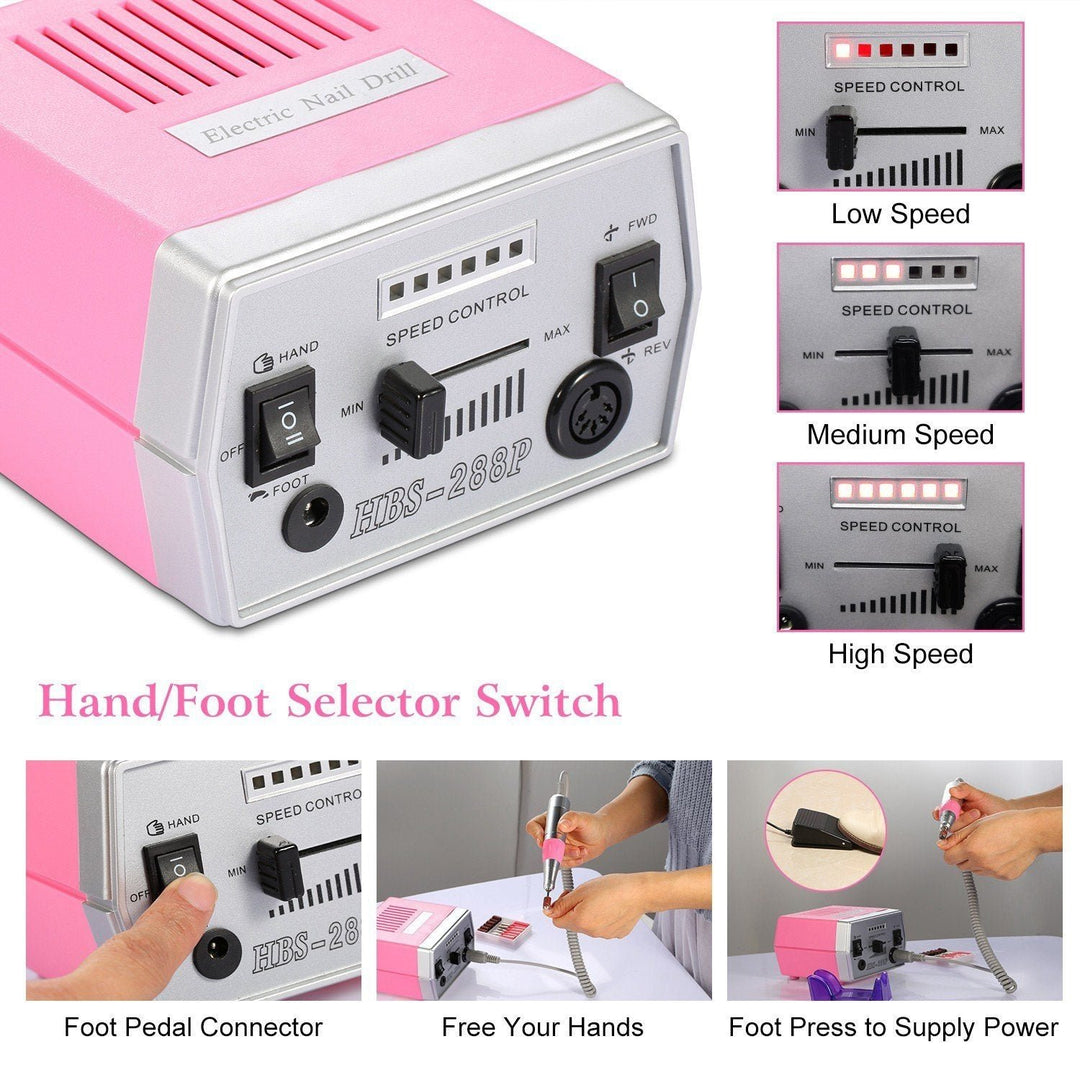 Professional Acrylic Nail Drill Machine Image 8