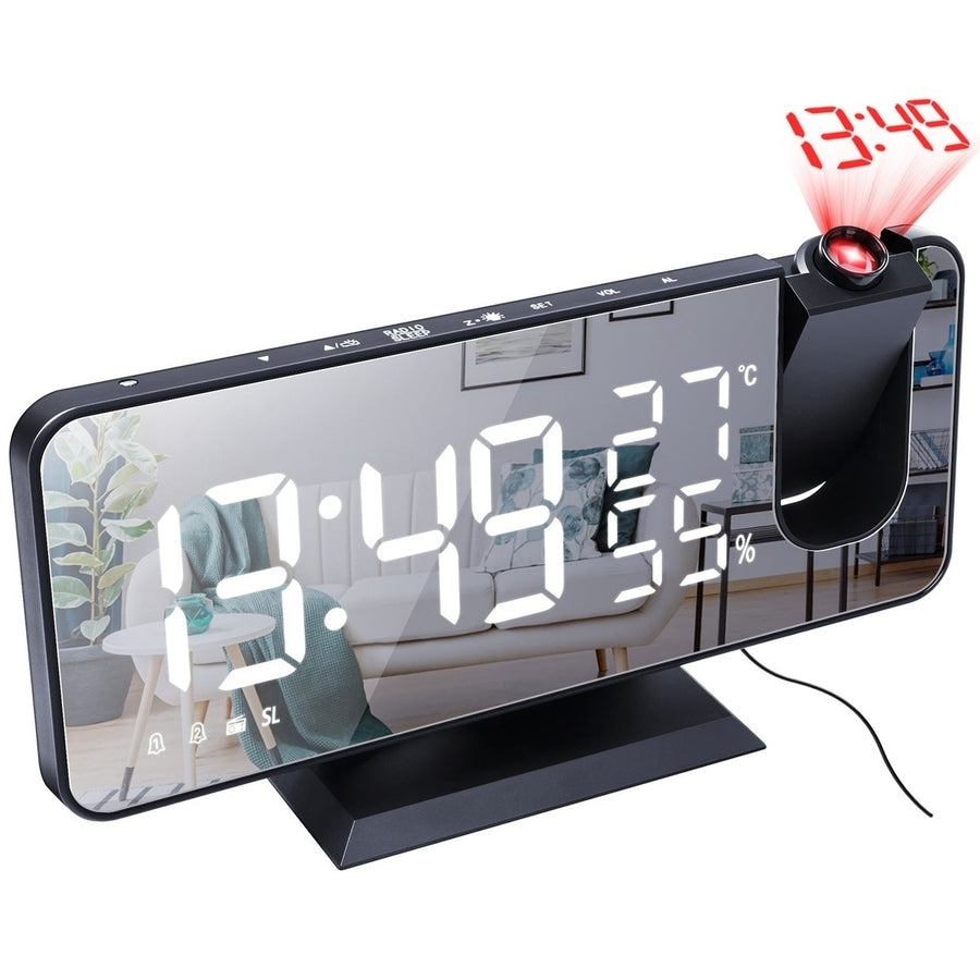 Projection Alarm Clock with Radio Function Image 1