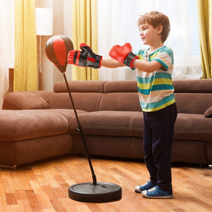 Punching Bag For Kids Junior Boxing Set with Boxing Gloves Image 1