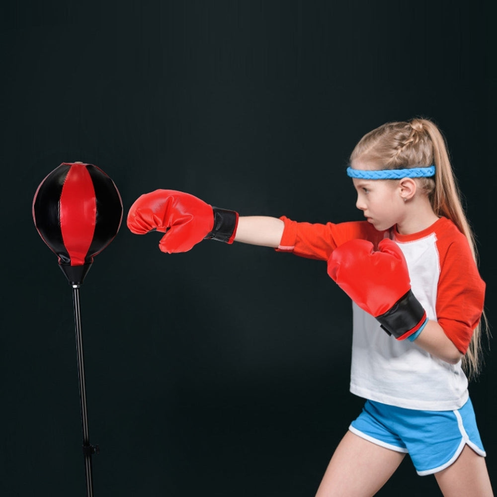 Punching Bag For Kids Junior Boxing Set with Boxing Gloves Image 2