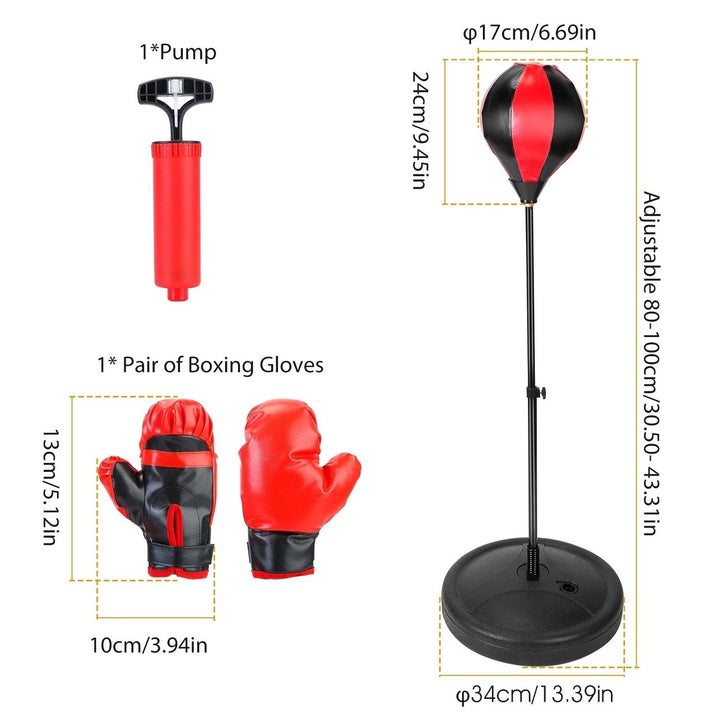 Punching Bag For Kids Junior Boxing Set with Boxing Gloves Image 7