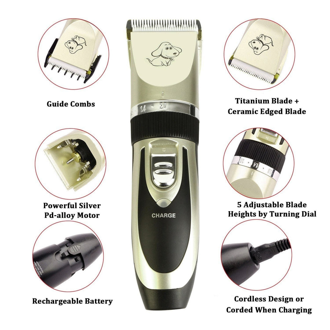 Rechargeable Electric Pet Hair Clipper Image 6