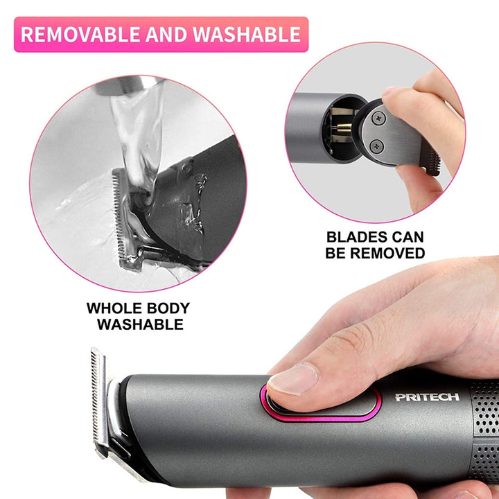 Rechargeable Hair Trimmer for Women Image 4