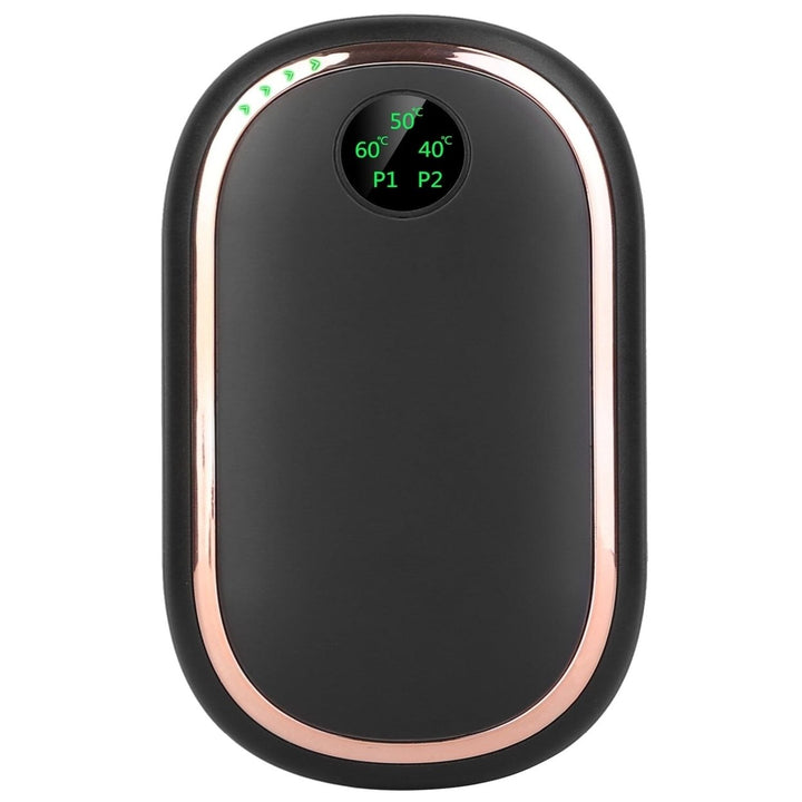 Rechargeable Hand Heater Pocket Warmer Power Bank with Digital Display Image 1