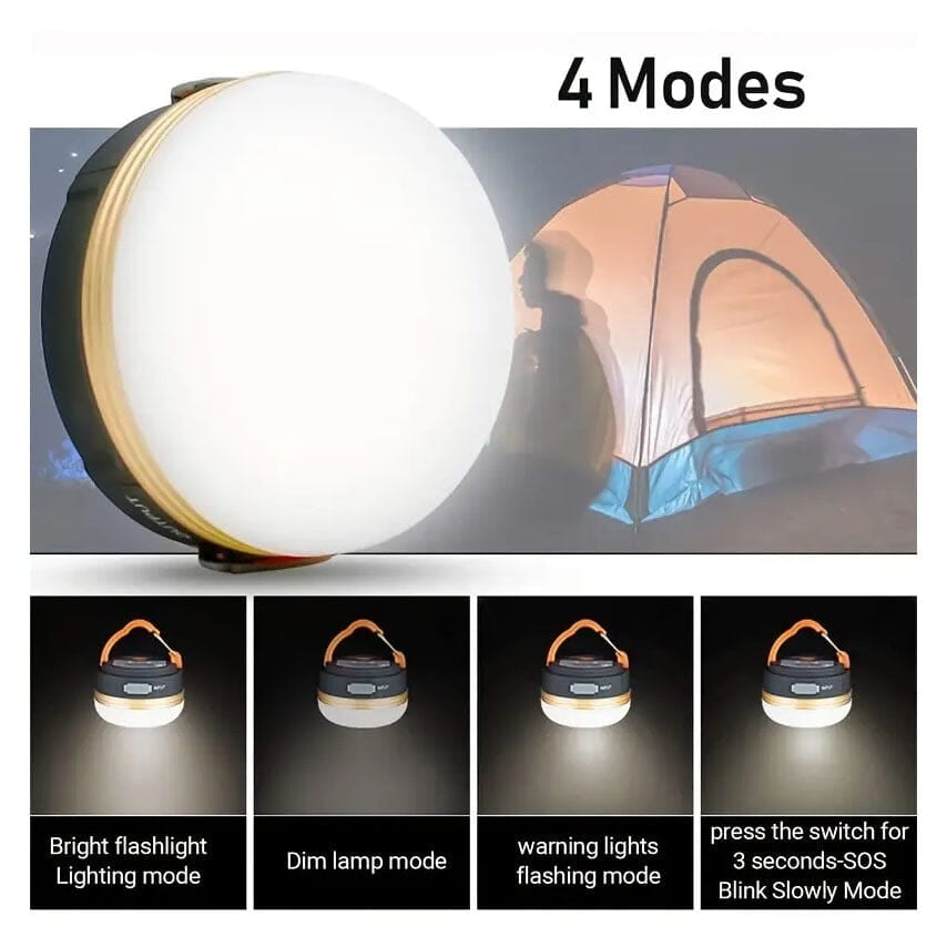 Rechargeable LED Camping Lantern with Magnet Base Image 4