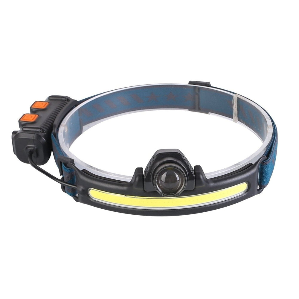 Rechargeable Motion Sensor Head Lamp 6 Light Modes Image 2