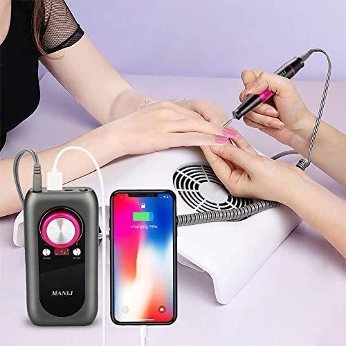 Rechargeable Nail Drill Kit with 2000mAh Phone Power Bank Image 9