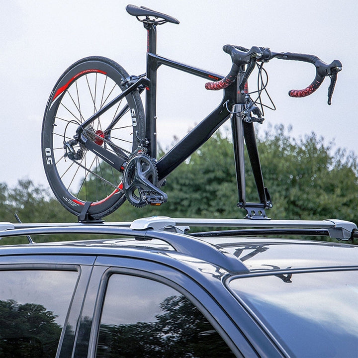 Quick Release Bike Fork Block Mount Rack for Car Roof Image 12