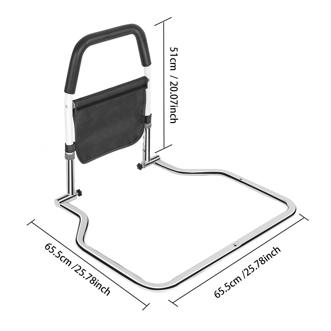 Safety Guard Bed Assist Rails Elderly Adult Adjustable Support Handle Handicap Image 4