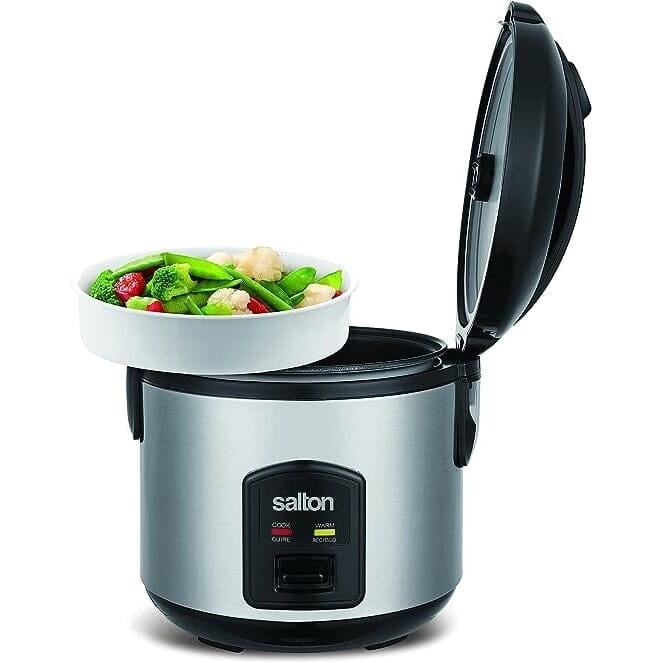 Salton Automatic Rice Cooker and Steamer - 8 Cup Image 2