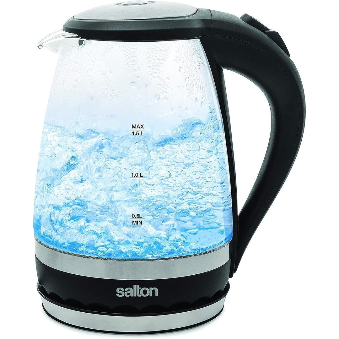 Salton Cordless Electric Glass Kettle Image 1