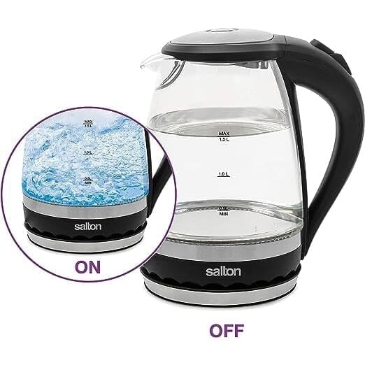 Salton Cordless Electric Glass Kettle Image 4