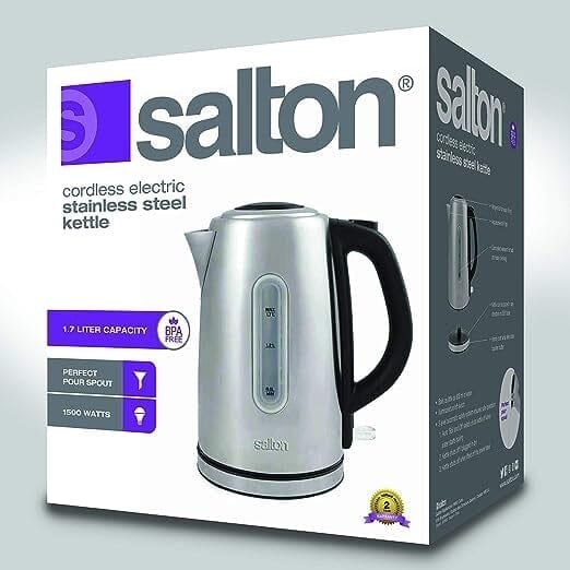 Salton Cordless Electric Stainless Steel Kettle Image 6