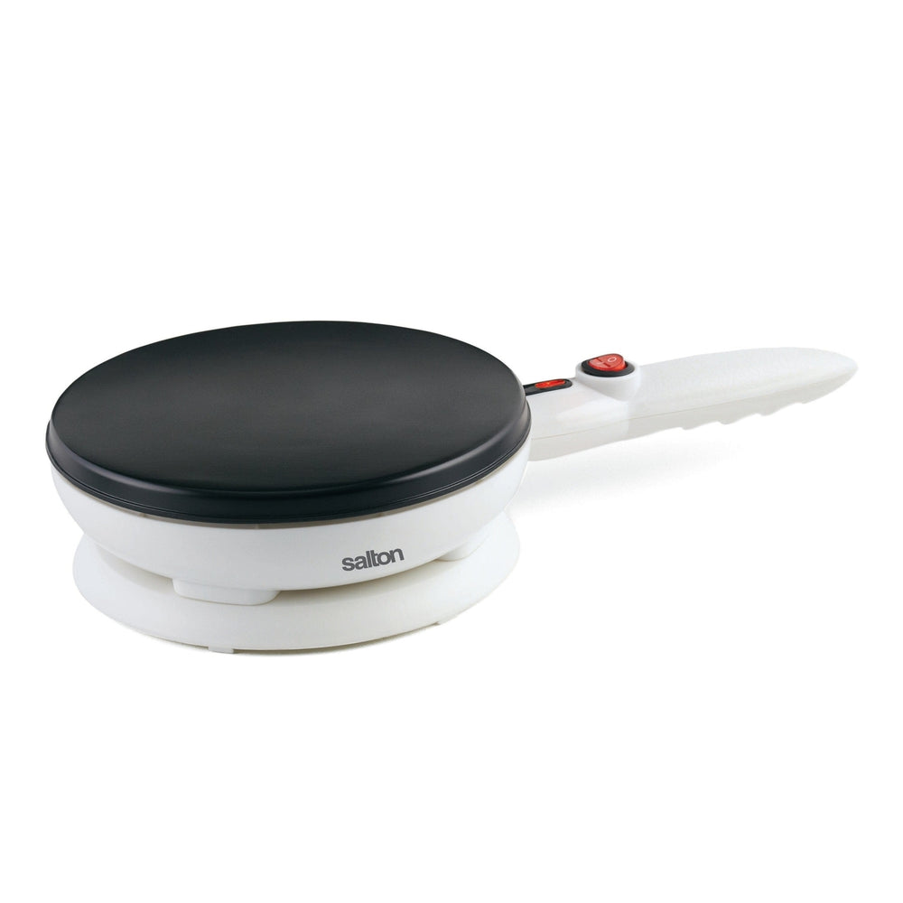 Salton Crepe Maker and Tortilla - Cordless - Non Stick - Batter Dish Image 2