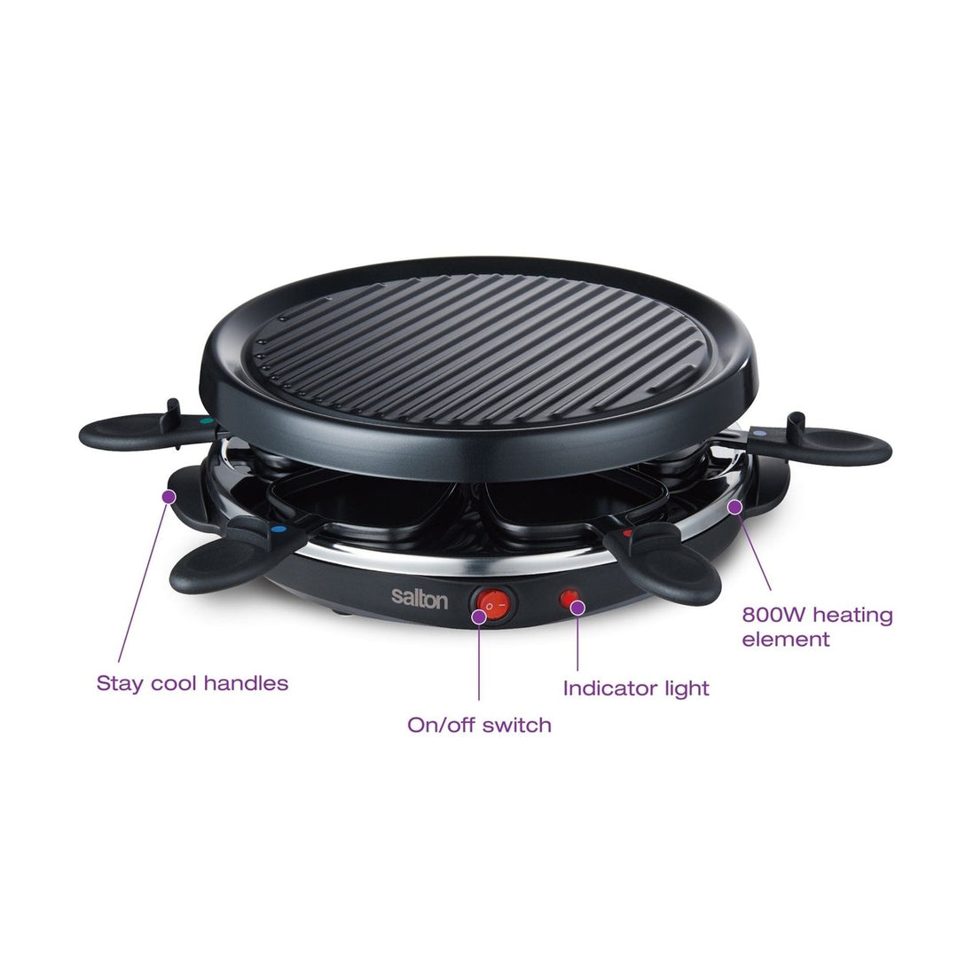 Salton Party Grill and Raclette - 6 Person Image 3