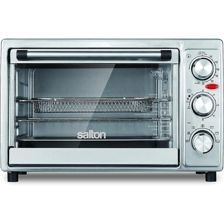 Salton Stainless Steel Air Fryer Toaster Oven Image 2