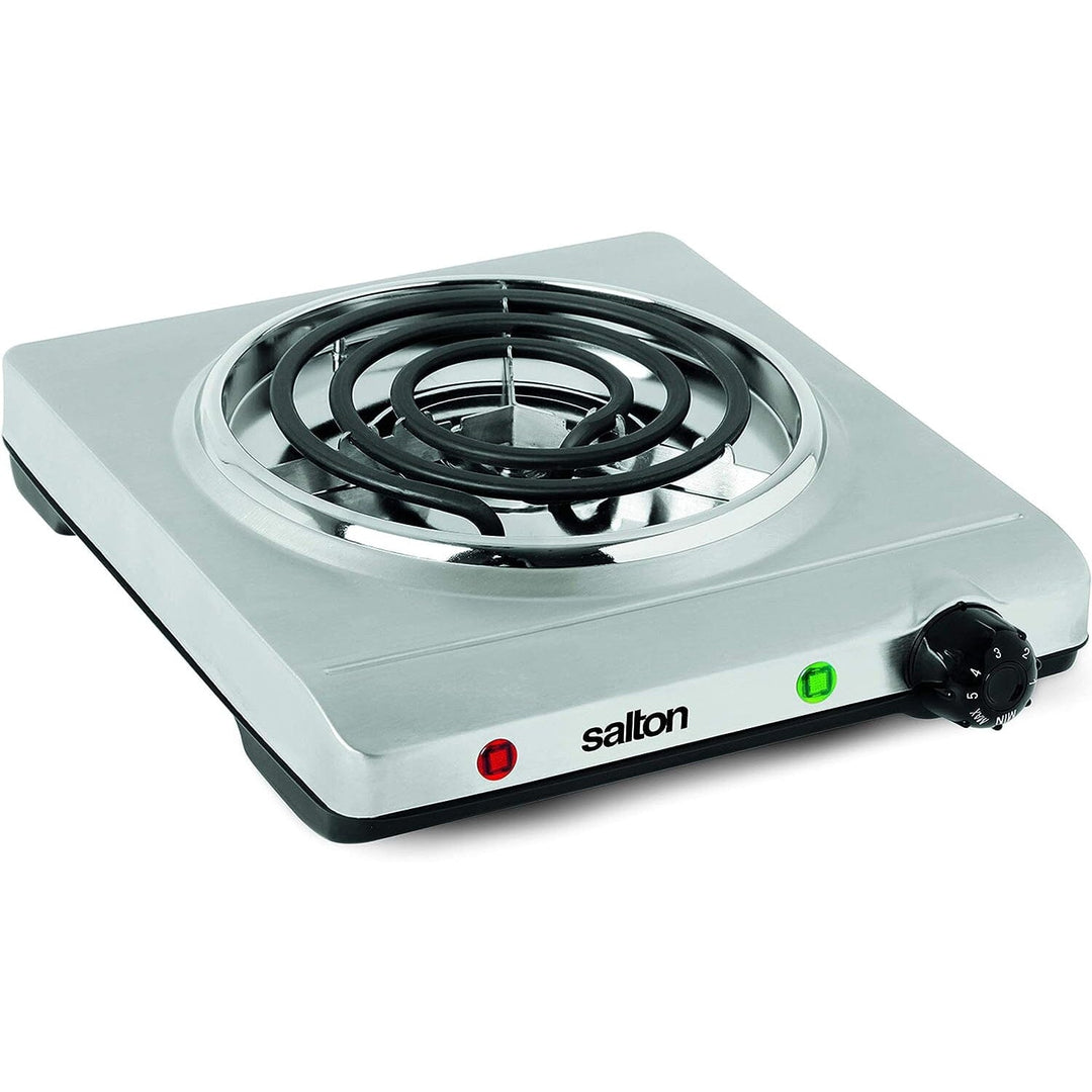 Salton Stainless Steel Portable Cooktop Image 1