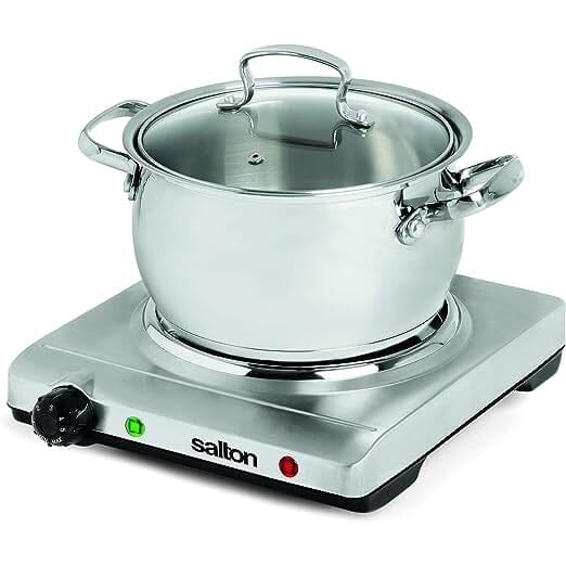 Salton Stainless Steel Portable Cooktop Image 2