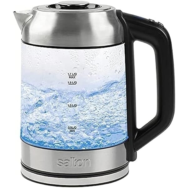 Salton Temperature Control Kettle and Tea Steeper 1.7 L/Qt Image 1