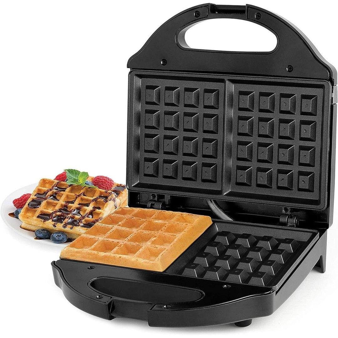 Salton Waffle Maker - Black Image 1