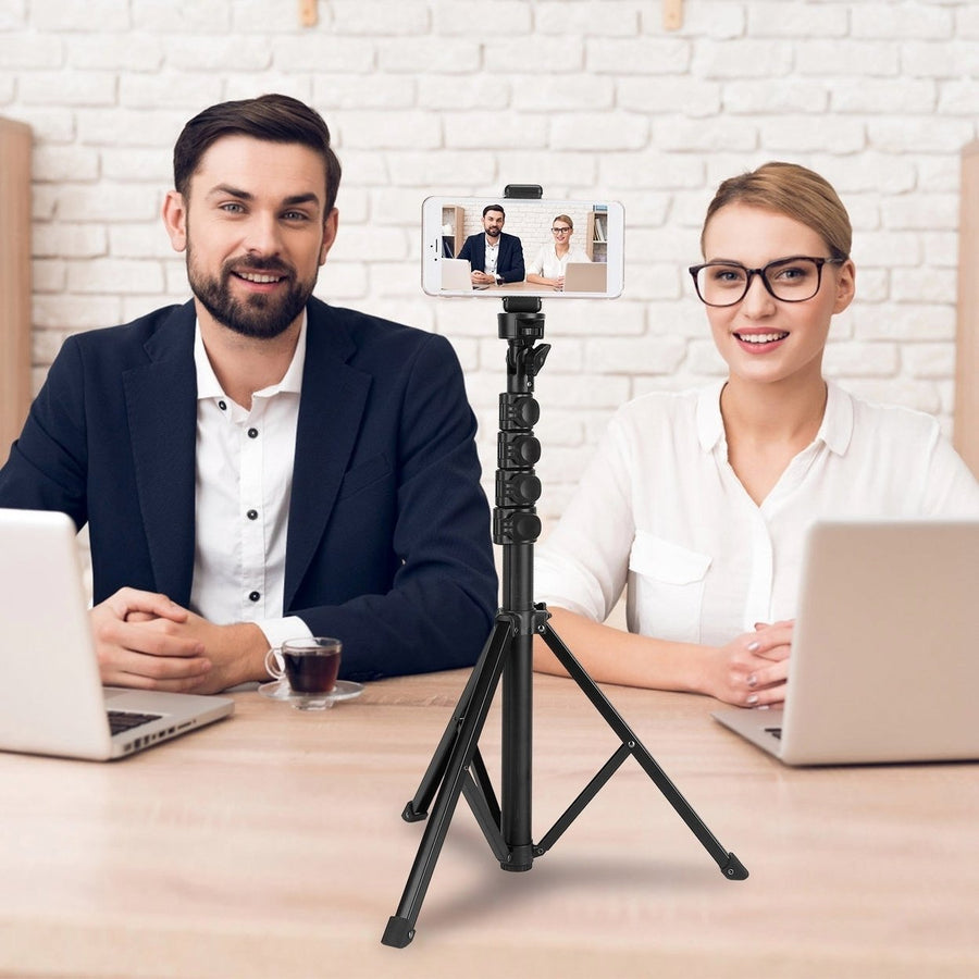 Selfie Stick Tripod Wireless Desktop Phone Tripod Stand Image 1