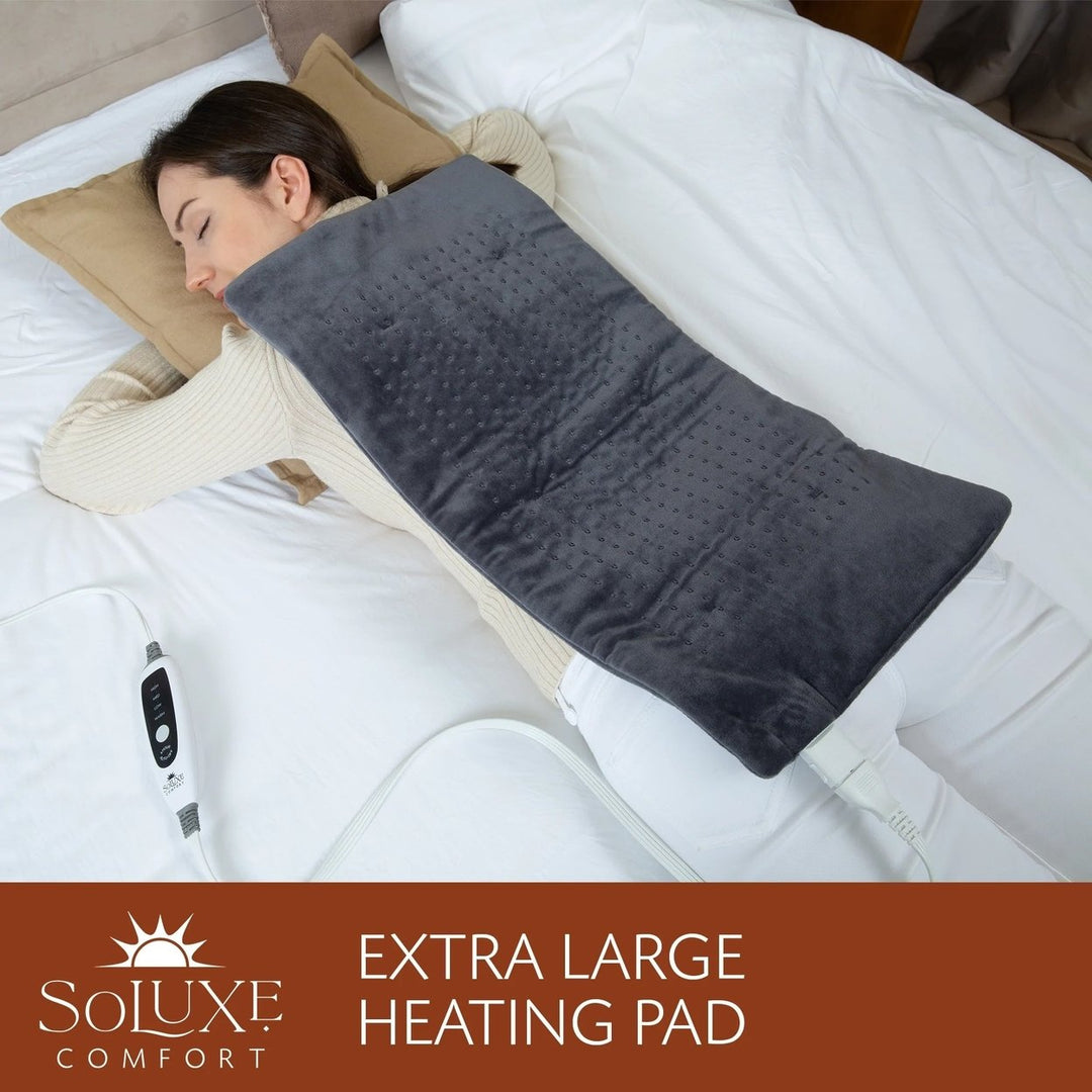 Soluxe Comfort XL King Size Heating Pad Image 2