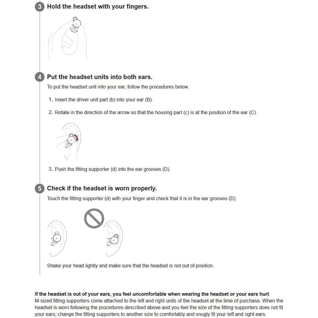 Sony LinkBuds Truly Wireless Earbud Headphones (Refurbished) Image 10