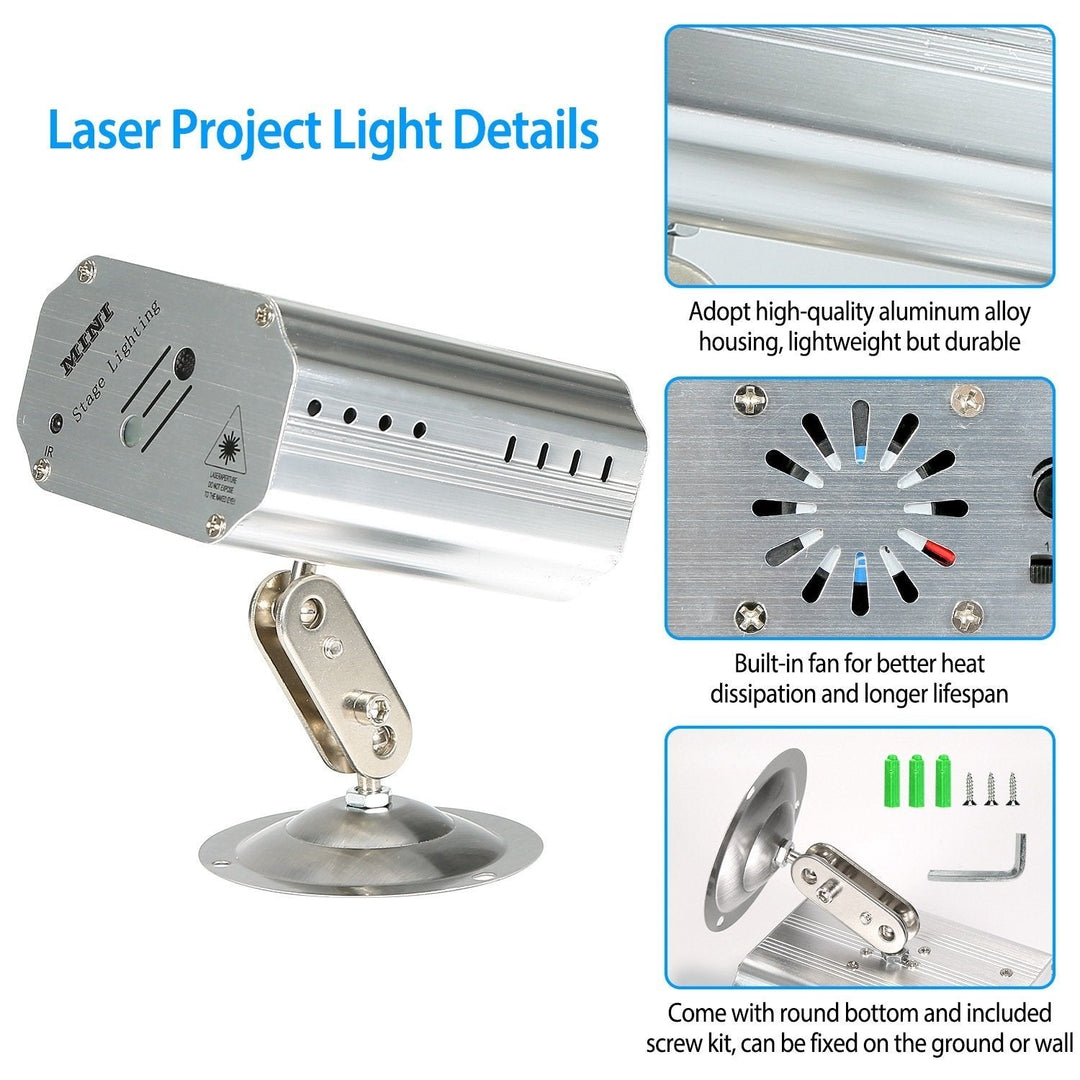 Sound Activated LED Projected Laser Patterns Image 4