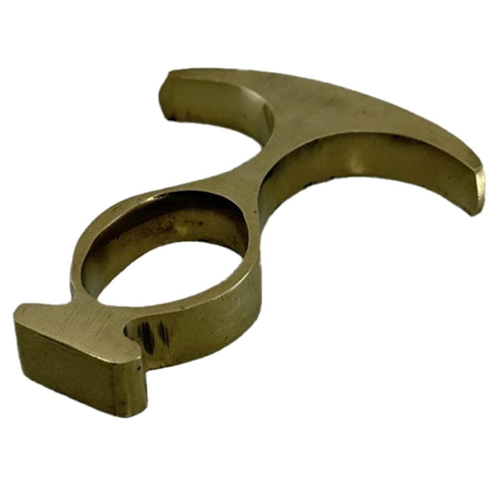 Single Finger Heavy Brass Knuckle Image 3