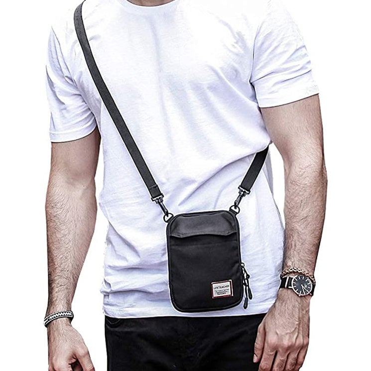 Small Crossbody Messenger Bag for Men Image 1