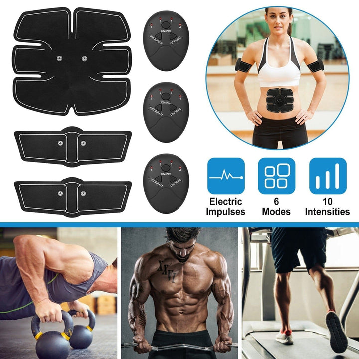 Smart Abs Stimulator Muscle Toning Belt Trainer Image 3