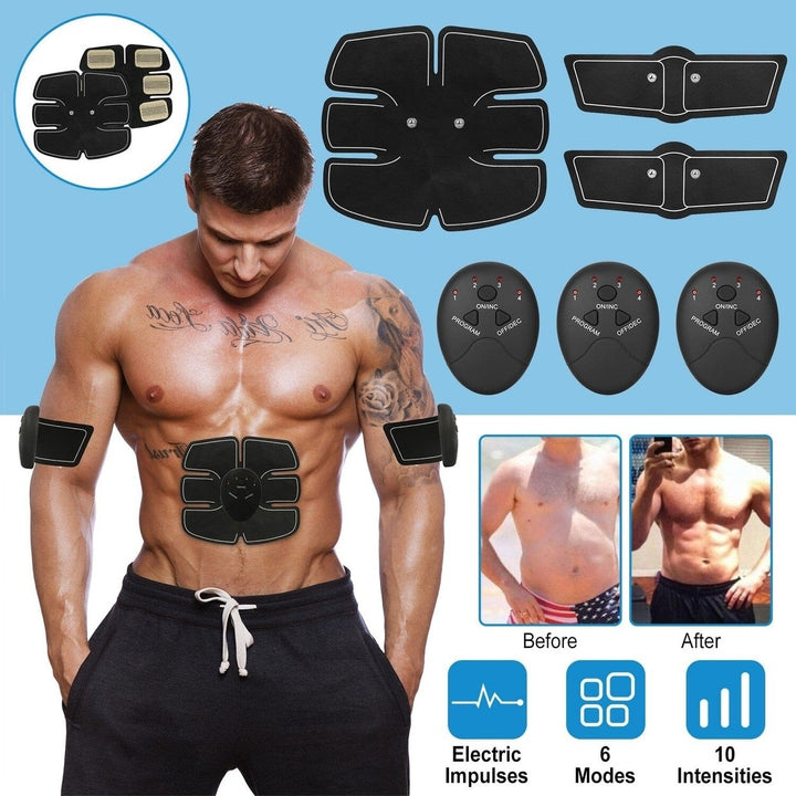 Smart Abs Stimulator Muscle Toning Belt Trainer Image 9