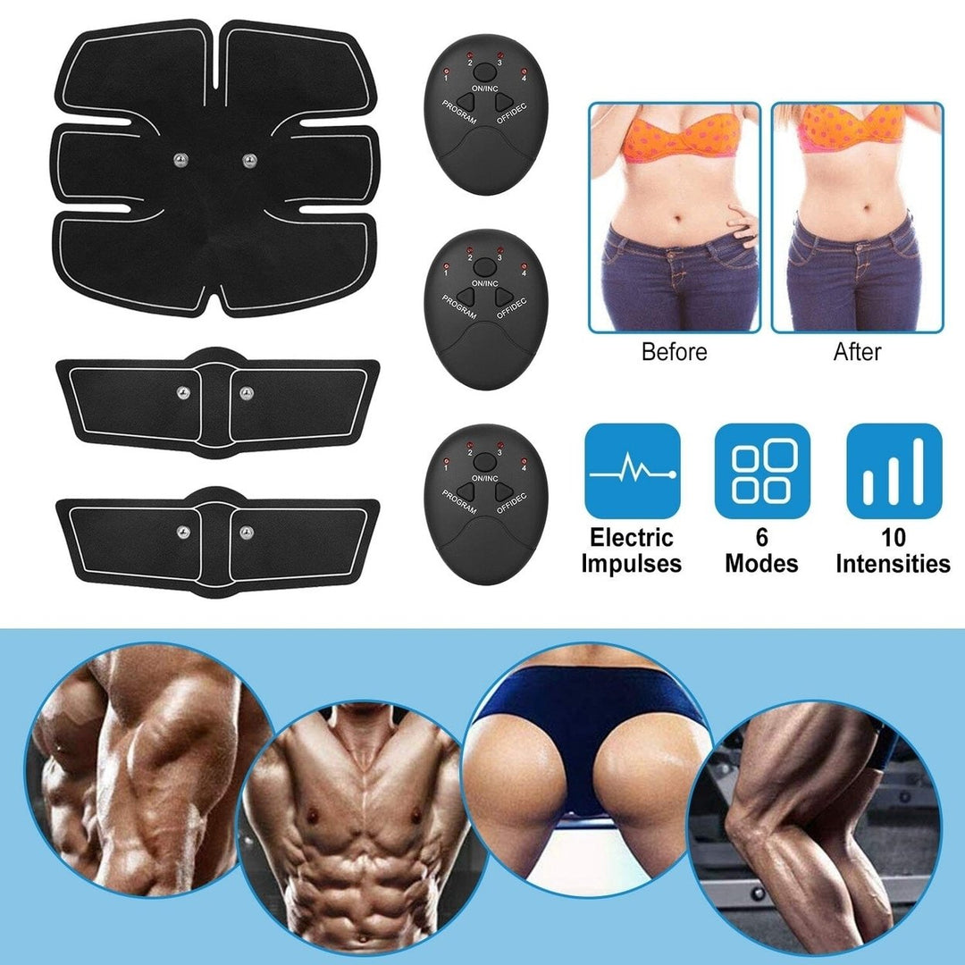 Smart Abs Stimulator Muscle Toning Belt Trainer Image 10