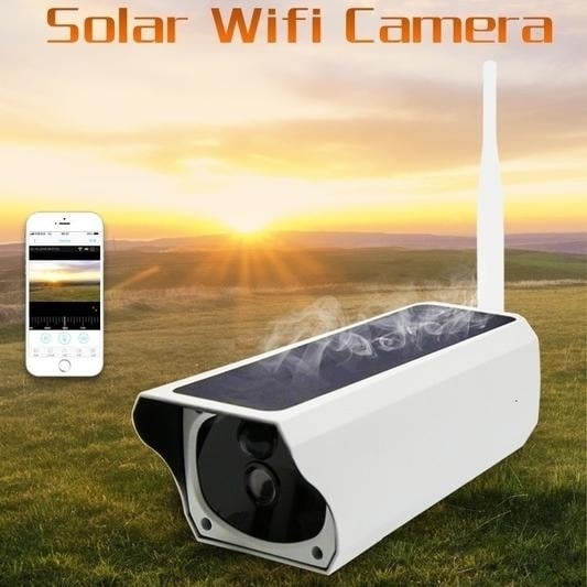 Solar Powered IP Camera with Rechargable Batteries HD 1080p Loop Recording Image 11