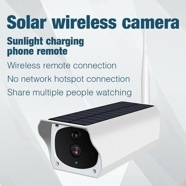 Solar Powered IP Camera with Rechargable Batteries HD 1080p Loop Recording Image 12