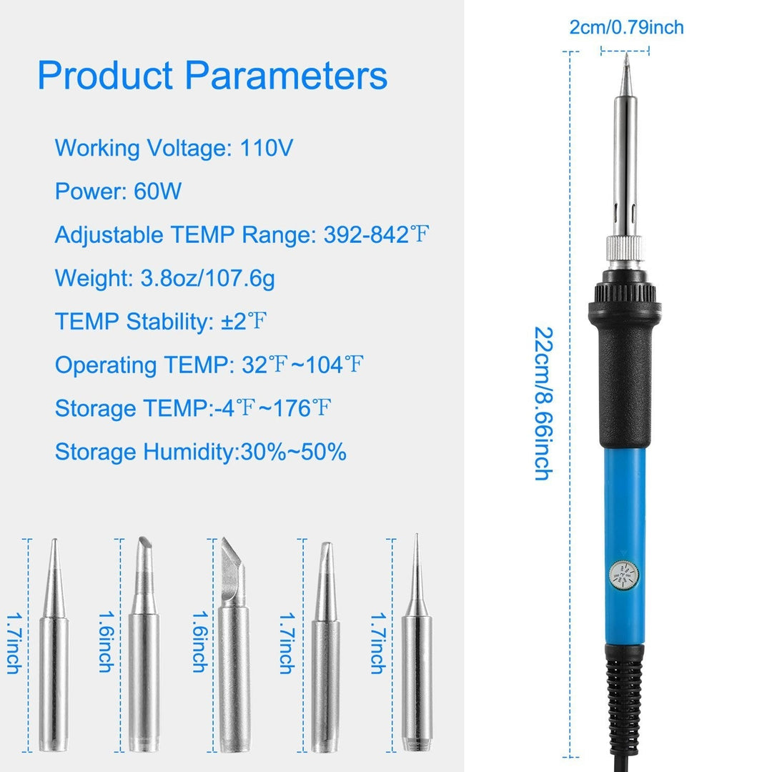 Soldering Iron 110V/60W Adjustable Temperature Image 6