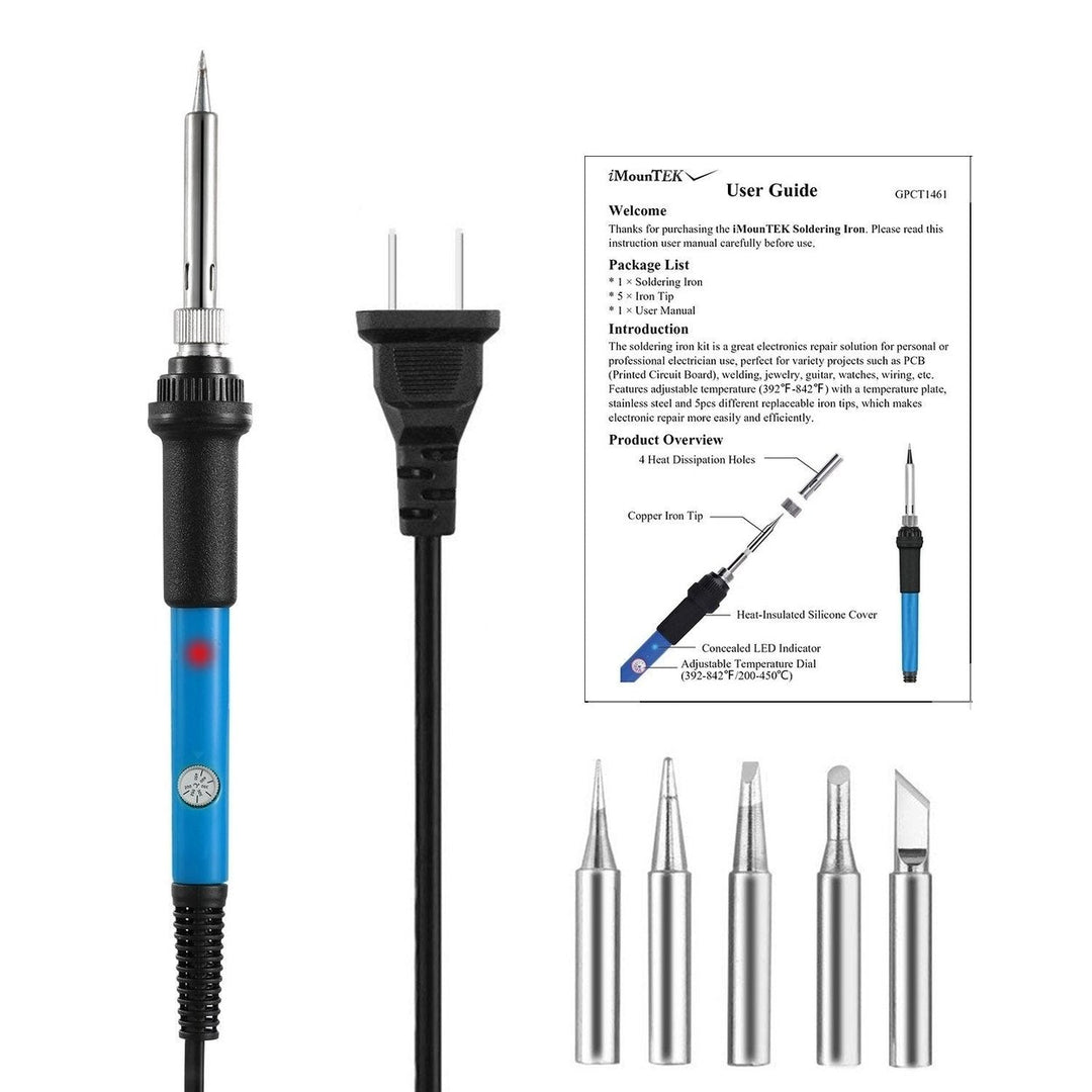 Soldering Iron 110V/60W Adjustable Temperature Image 10