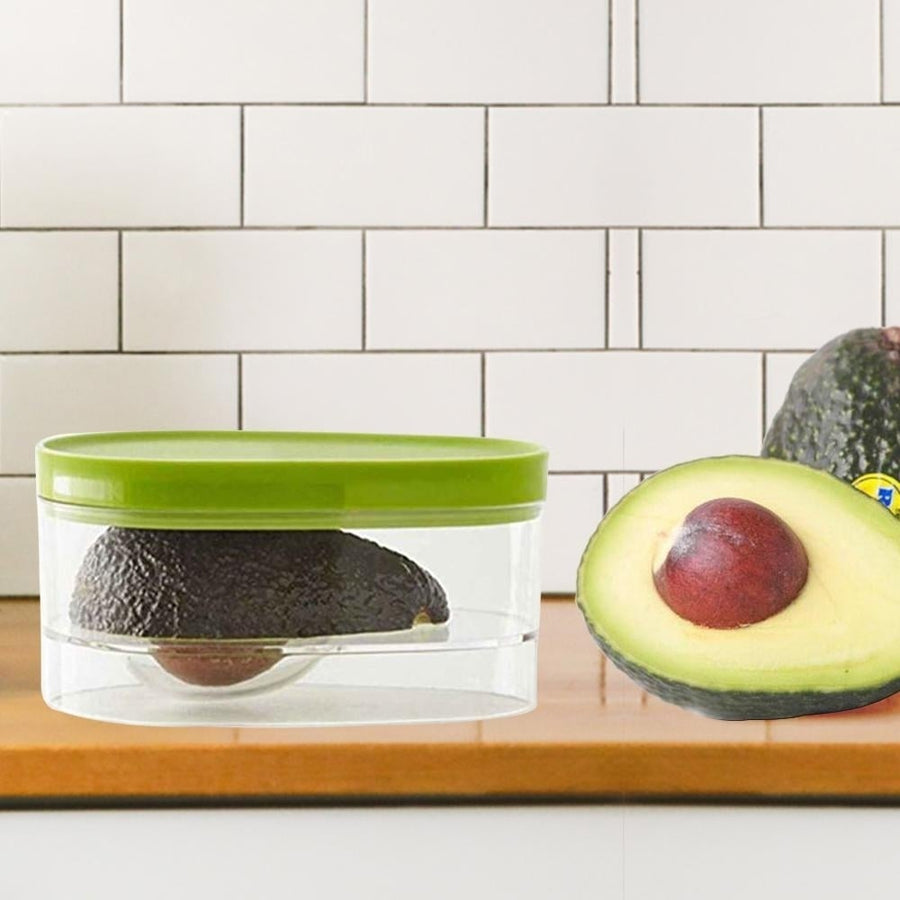 Snap-On Avocado Food Saver Storage Container Image 1