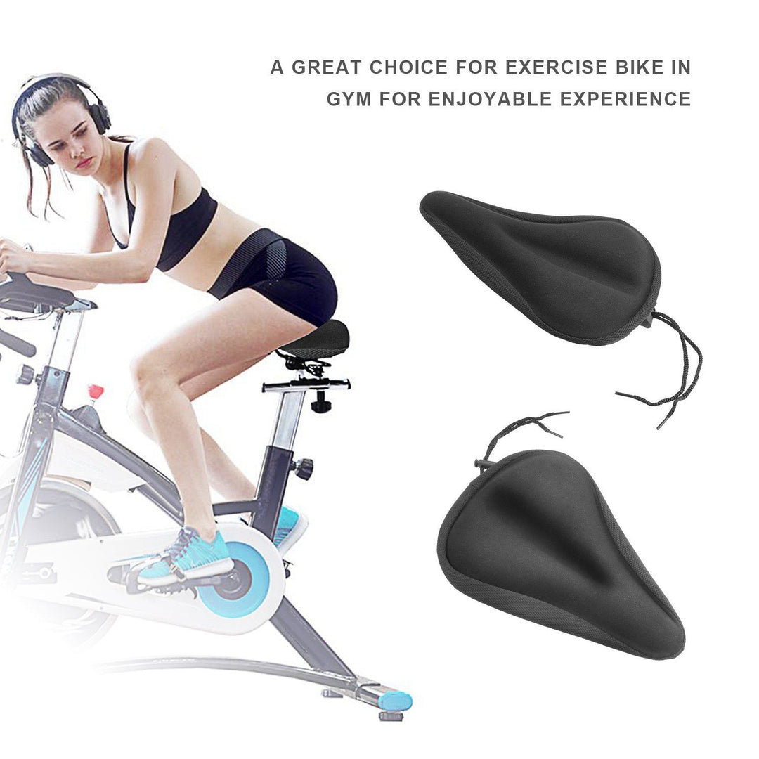 Soft Silicone Gel Bike Seat Saddle Cushion Cover Image 8