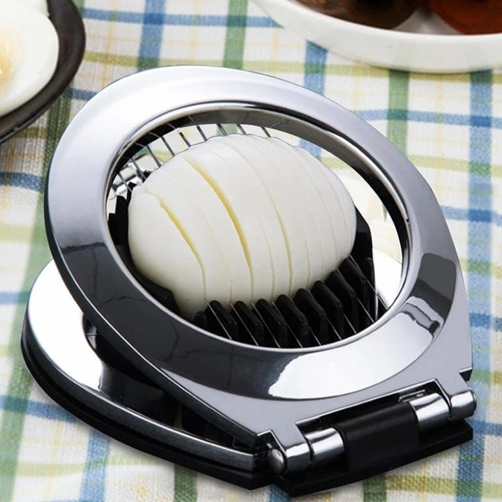 Stainless Steel Heavy Duty Egg and Fruit Slicer Image 1