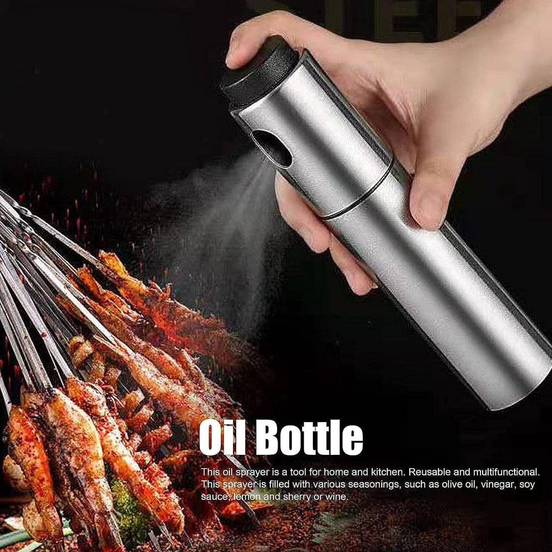 Stainless Steel Sprayer Dispenser Dressing Spray Grilling Olive Oil Image 3